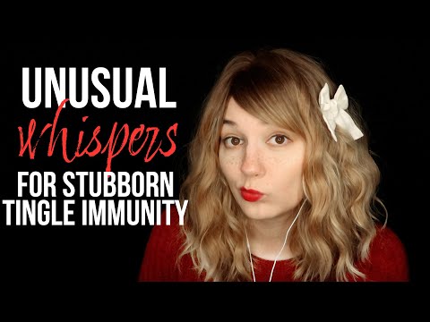 ASMR Unusual Whisper Triggers, Vocal Changes, Accents, Enunciated Whisper