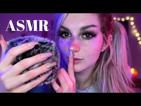 [ASMR] Melt Away Your Stress ~ Breathy Up Close Whispers & Fluffy Mic Brushing