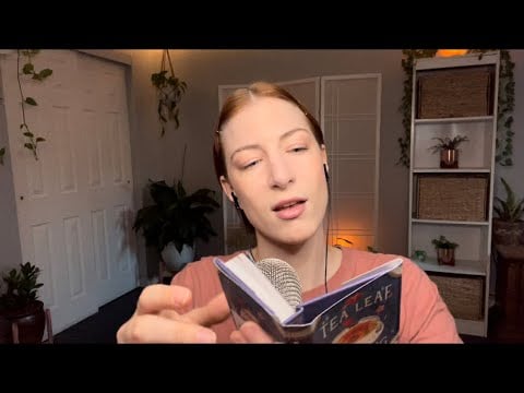 Asmr soft & soothing whispered reading #shorts
