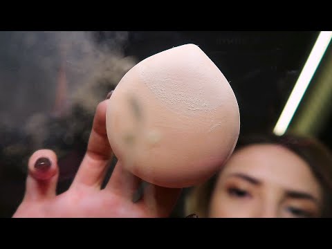 ASMR ✨ te maquiando em primeira pessoa (aplicando produtos na tela)