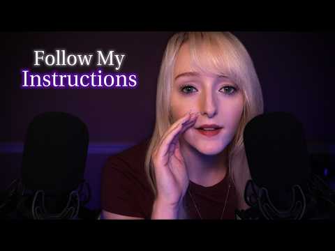 ASMR Follow My Instructions Eyes Closed for Sleep 💤