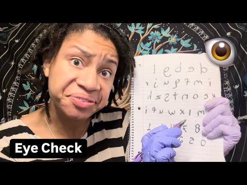 ASMR - Eye Examination (Aaron)