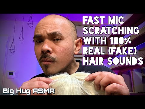 This Tiny Wig gives the most intense TINGLES!  Fast and aggressive Mic Scratching ASMR + Whispers