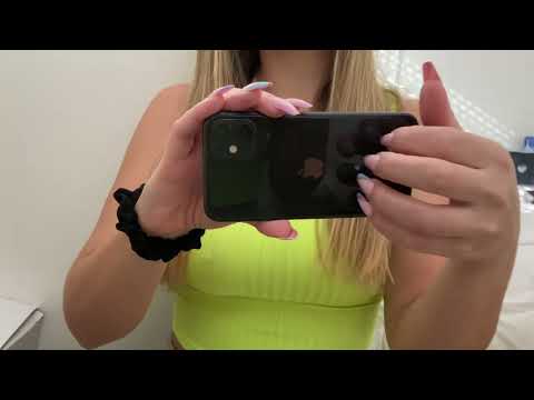 ASMR Mirror Camera Tapping/ Phone tapping