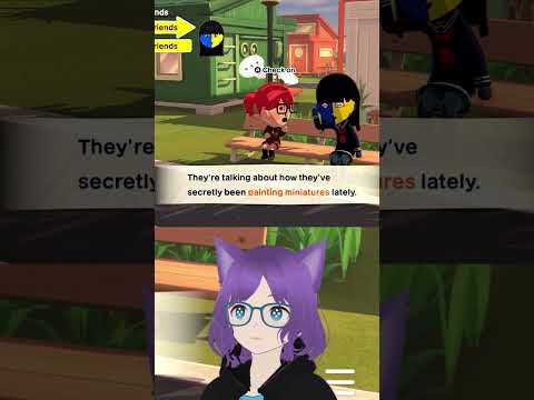 Desperately avoiding fights with Warhammer fans #tomodachilife #vtuber