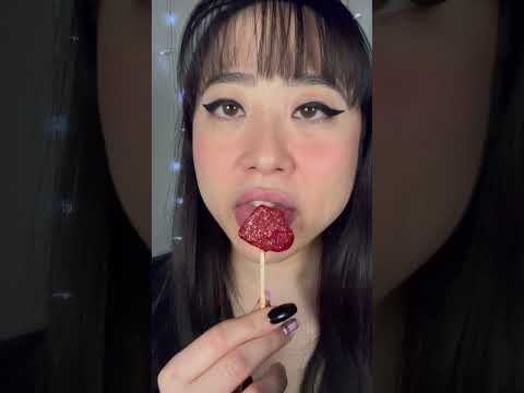 ASMR Licking Mexican Watermelon Candy #asmr #asmrshorts #asmreating #asmrcandy