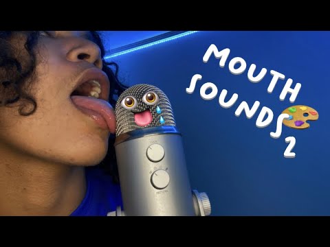 ASMR UP CLOSE FAST MOUTH SOUNDS AGGRESSIVE FOR SLEEP + Inaudible Whispers, tapping for tingles