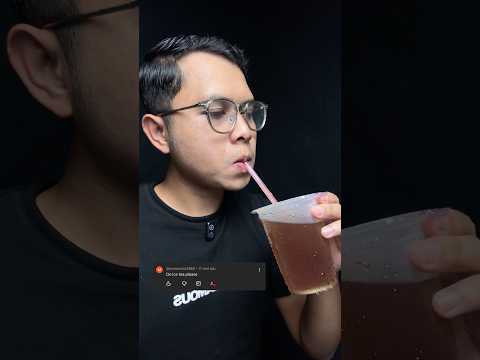 ASMR Drinking a refreshing iced tea on a scorching hot afternoon. #asmr #sleep
