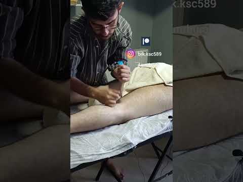 INCREDIBLE RELAXING TECHNIQUES FOR THE BACK OF THE LEGS #satisfying #relaxing #asmr #shorts #massage