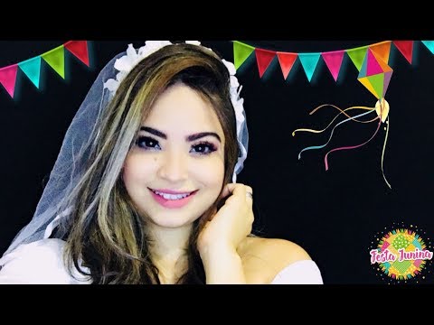 ASMR: 🎧AMIGA NOIVINHA TE MAQUIANDO PARA FESTA JUNINA.🌽🍿