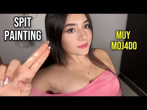 SPIT P4INTING Especial 115K asmr 💕