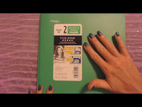 ASMR | School Supply Box Show & Tell (Soft Spoken)