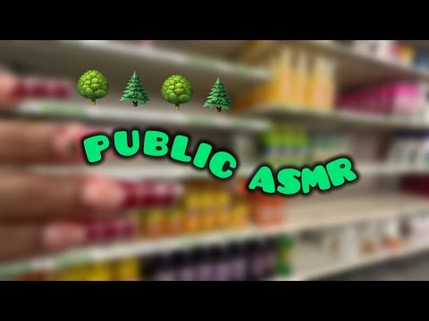 PUBLIC ASMR IN DOLLAR TREE | Organizing Cleaning Supplies, Camera Tapping, Scratching, and More!