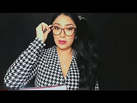 ASMR EN ESPAÑOL  TU SECRETARIA TE CONSCIENTE 💃😘💤