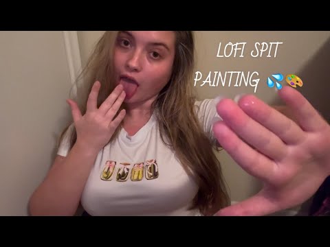 ASMR | SPIT PAINTING 💦, CHAOTIC VIBEZZZ, MAY I TOUCH UR FACE?, HAND MOVEMENTS, *LOTS OF RAMBLING*