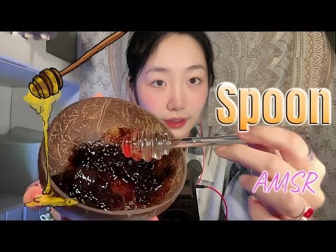 ”KC Sleeping Aid”Pure Edition of 3 types Honey Spoons🍯✨Eating triggers to make you soo sleepy🌙💤