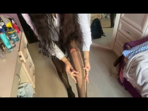 АСМР Рву Колготки / достала школа 🐾 Tear tights
