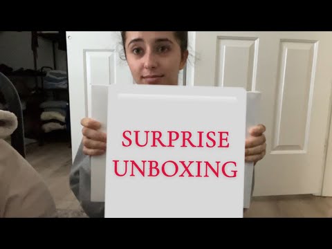 ASMR Surprise Gift Unboxing!!