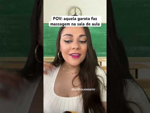 POV: aquela garota faz massagem na sala de aula #humor #shorts