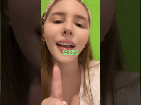 ASMR Clipping Back Your Hair #asmrsounds #asmrvideos #asmrcommunity #asmrhairplay