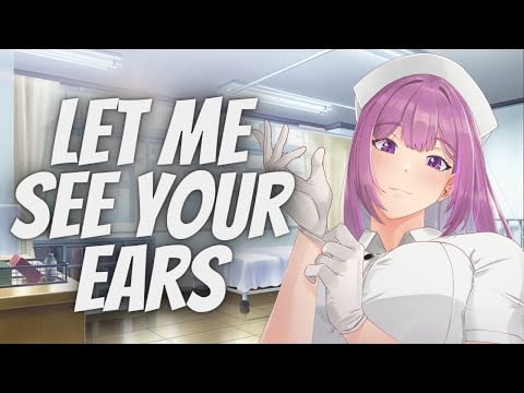 Tsun nurse gives you an intensive ear examination (F4A) [ASMR RP] [Binaural] [Tsundere] [Latex ASMR]