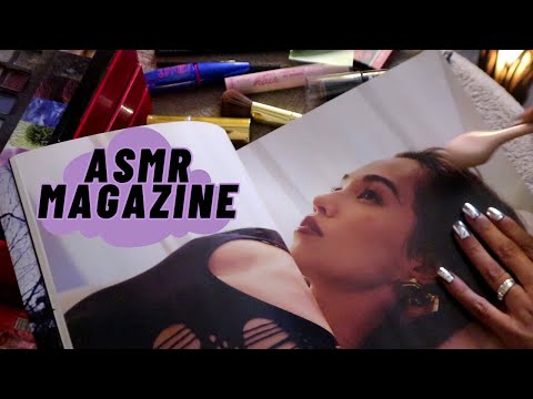 💤 ASMR idéal pour s'endormir - maquillage sur magazine, page turning, chuchotement
