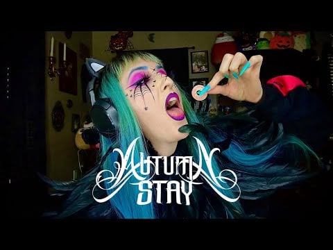 ASMR | GOTH GIRL EATS LOADS OF SNACKS | #asmr #gothgirl #asmrgirl #asmrfood #mukbang