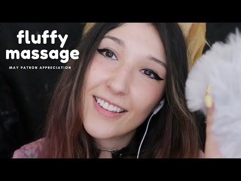 ASMR - FLUFFY SCALP MASSAGE ~ Brushing You to Sleep | May Patron Appreciation!