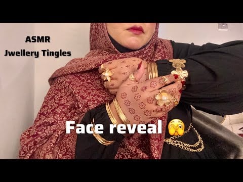 ASMR Jwellery Tingles ✨ ( chit chat , ramble , whispering) face tapping 