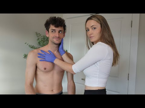 ASMR Neck, Shoulders & Back Chiropractic Adjustment for Tense Muscles & Pain | Soft Spoken Roleplay