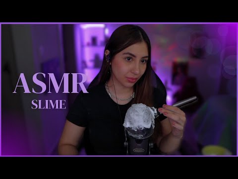 MI PRIMER ASMR💜|| HACIENDO SLIME ✨ || NICOLENCO