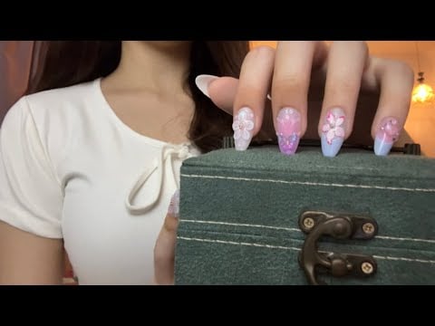 ⁠[ASMR] Tingly fabric scratching sounds & crisp tapping 💤 (no talking)