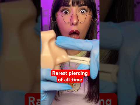 ASMR good girl gives you the RAREST nose piercing of all time 😖 #asmr #comedy #shorts