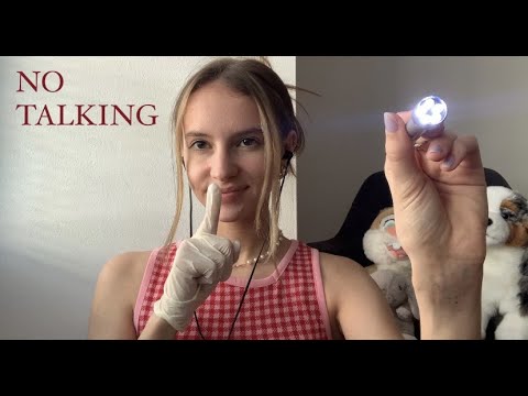 ASMR cranial nerve exam NO TALKING 😷 (inspired by Abby ASMR)