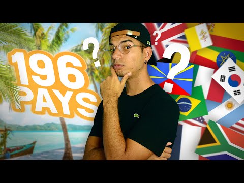 ASMR Je trouve 196 pays du monde