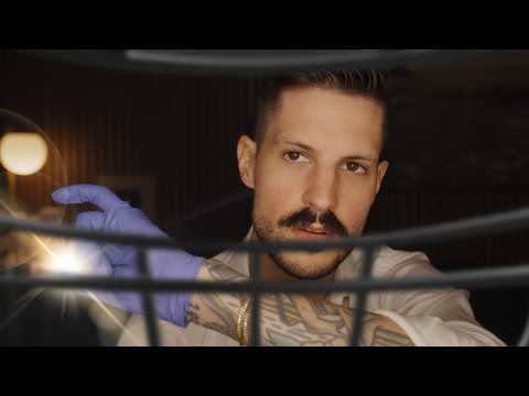 ASMR Treating Your Football Related Concussion - Light Leaks, Positive Affirmation, Binaural Whisper