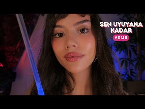 ASMR - Sen Uyuyana Kadar Yüzünle Oynuyorum 😴