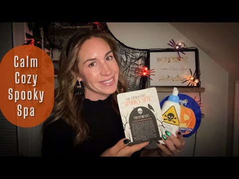 ASMR | 💀 Calm & Cozy Spooky Spa 👻 ASMR Facial, Potions & Scalp Massage | Relaxation Roleplay 🎃