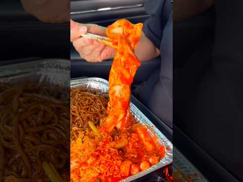 When Asian mom lets you eat only one cup of noodles… #food #eating #mukbang #noodles #koreanfood