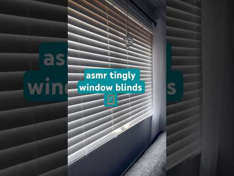 asmr tingly window blinds 🪟 #tapping #scratching #lofi