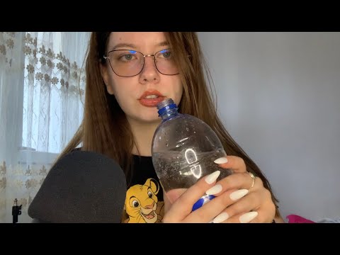 ASMR |🩵 Drinking Sparkling Water 🌊💦🩵