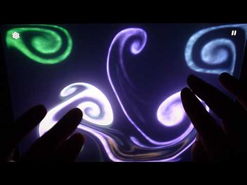 😴📱ipad ASMR Deep relaxation, tapping, whispering, trance, psychedelic visuals (put on headphones)
