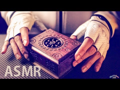 ASMR Tapping & Brushing on WOODEN Box 😴NO TALKING for SLEEP