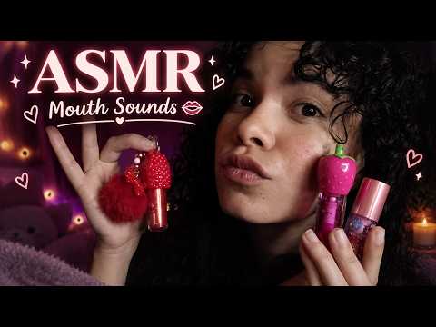 ASMR Sons de Boca com Gloss 💋 | Mouth Sounds with Lip Gloss Sounds