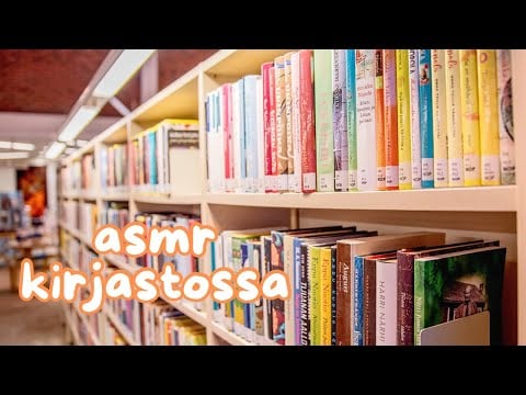 ASMR suomi | Kirjasto, kirjat & kuiskaus 📔 asmr julkisella paikalla