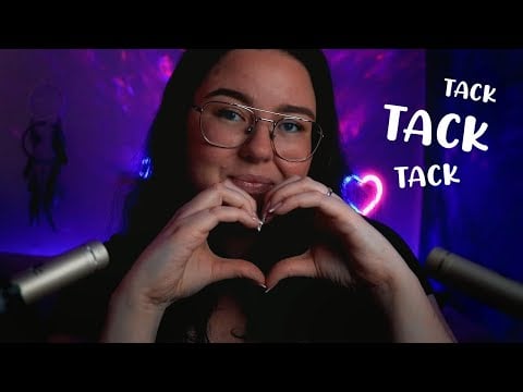 ASMR Visuella Triggers - Mouth Sounds, Tapping, Face Brushing