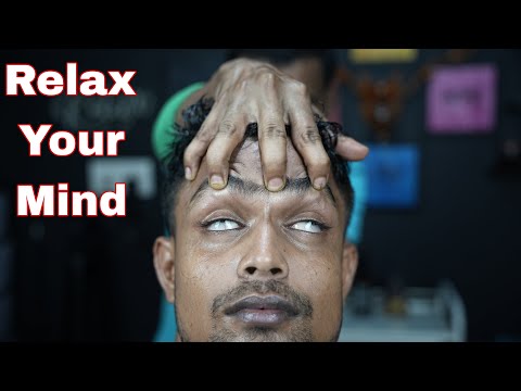 Relief Your Headache And Relax Your Mind | ASMR Scratching And Tapping Head Massage | Neck Cracking