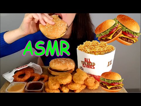ASMR | Eating Burger King | No Talking | Lady M. ASMR