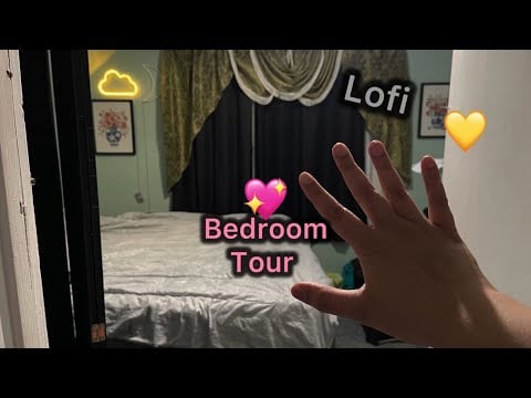 my bedroom Tour  it’s so Cute 🥰 and cozy 💖tracing,Scratching and Whisper