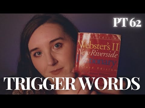 ASMR Dictionary Trigger Words 📕 pt. 62